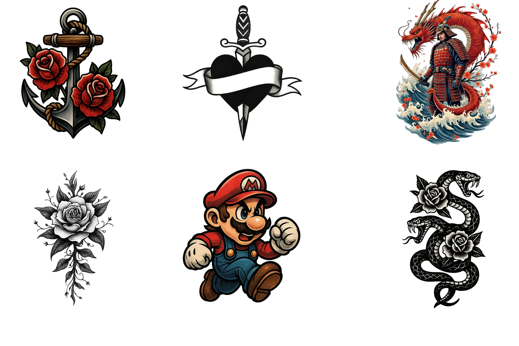 AI Generated Tattoo Designs Collection 3