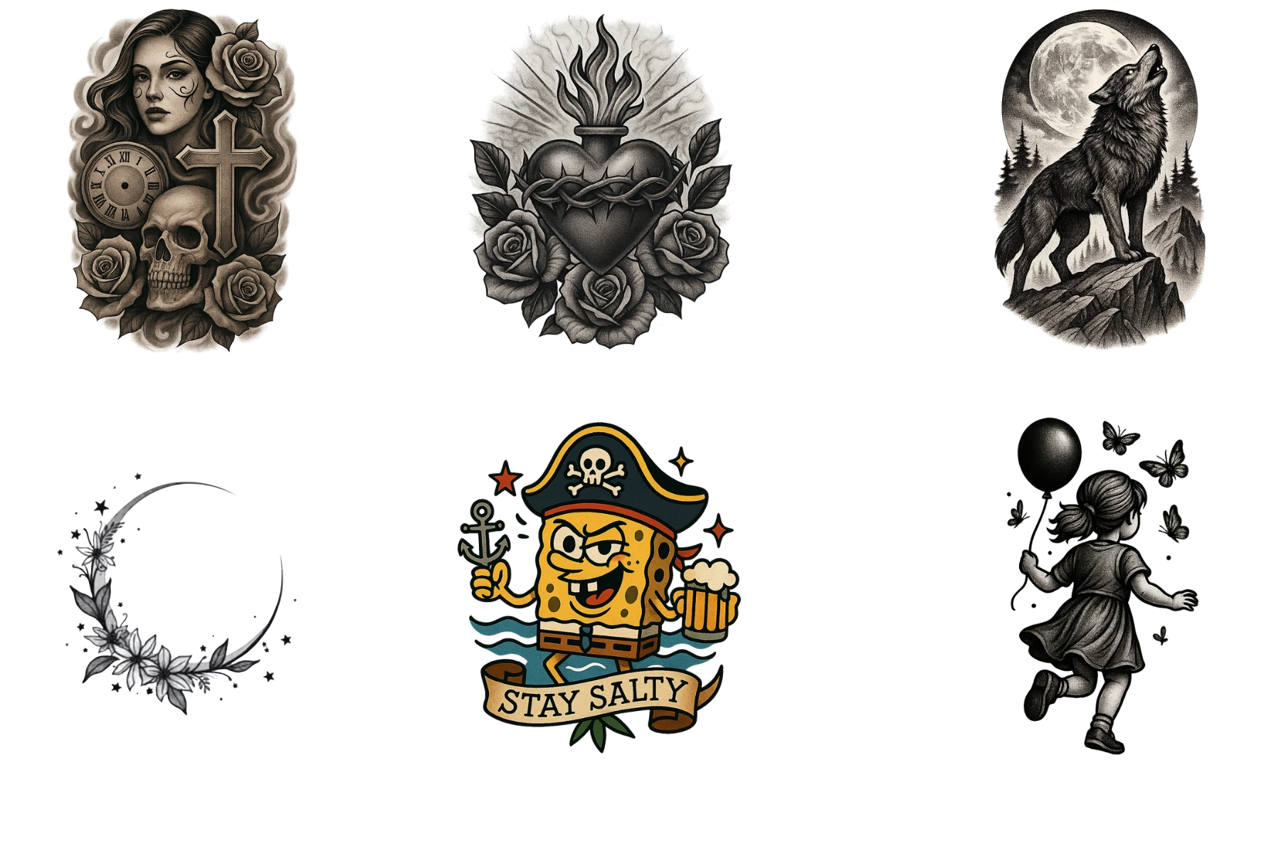 AI Generated Tattoo Designs Collection 4